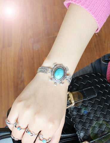 Turtle Turquoise Bracelet