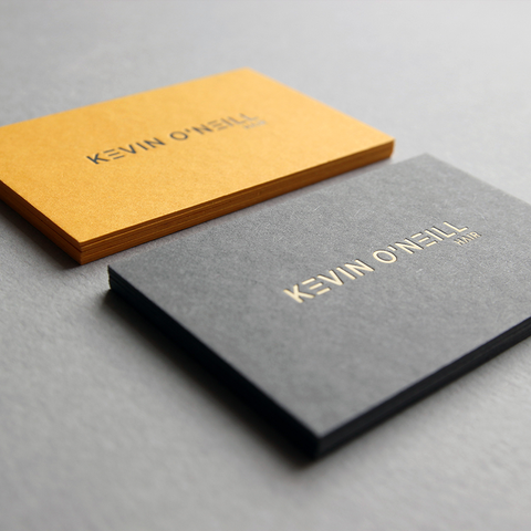 business card design by Caddie and Co for Kevin O'Neill Hair