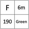 4-element data card - F, 6m, 190, green