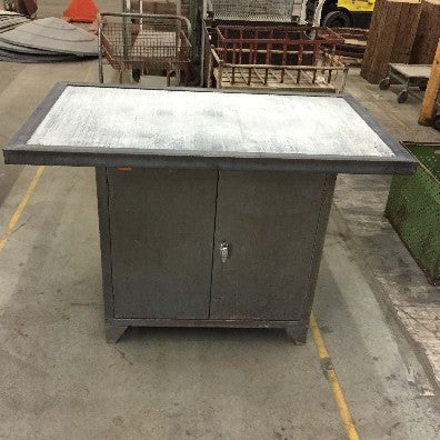 Repurposed Concrete Filing Cabinet Table Antiquities Warehouse