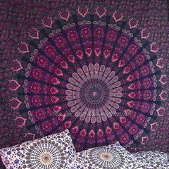 Purple Mandala Tapestry