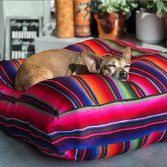 Serape Dog bed The Fox and the mermaid