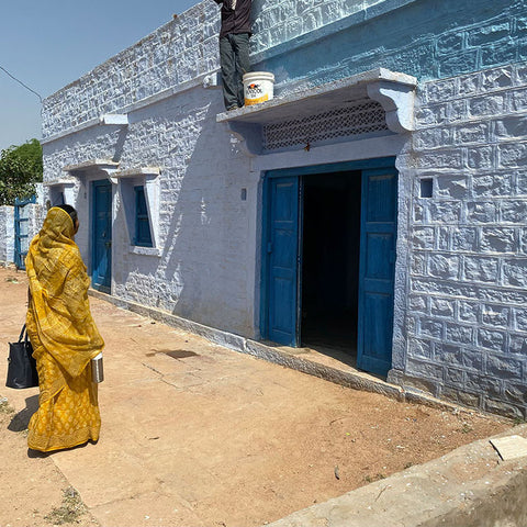 The Exterior of the Saheli Center