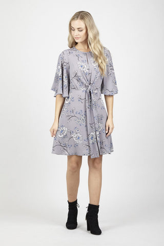 Floral Sequin Shift Dress