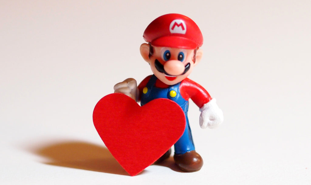 Happy Valentine's Day from Mario in the BubbleGumDish studio.