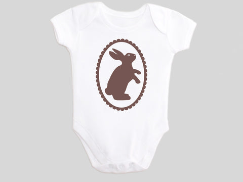 Chocolate Brown Easter Bunny shirt