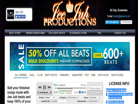 JeeJuh.com  - The Top 10 Websites To Sell Your Beats Online - Sound Oracle  