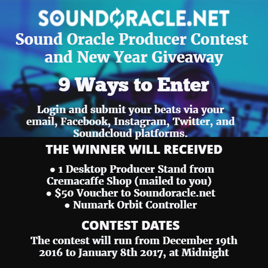 Sound Oracle Producer Contest and New Year Giveaway