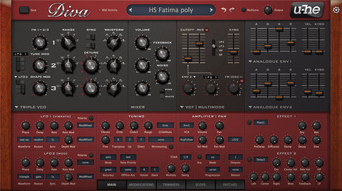 U-he's Diva – Sound Oracle's Top 10 Go-To VST Synths 2016 – Sound Oracle Blog 