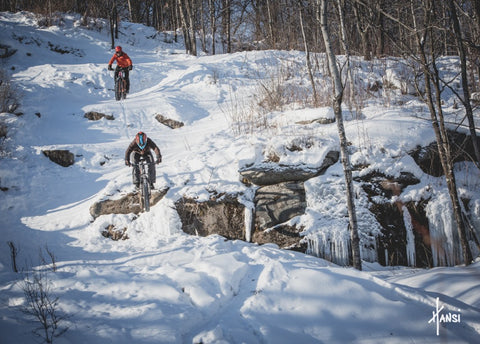 spirit mountain, duluth, winter fat biking
