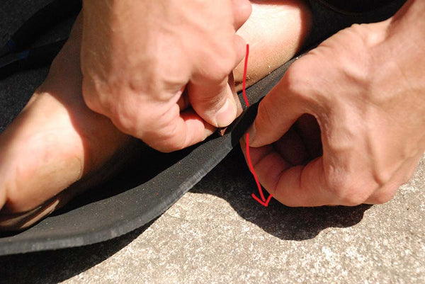 Leather Lacing Guide - Step 11