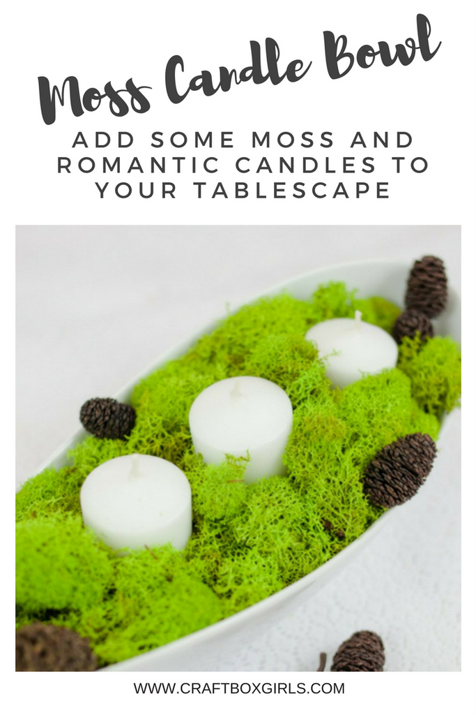 Moss Candle Bowl