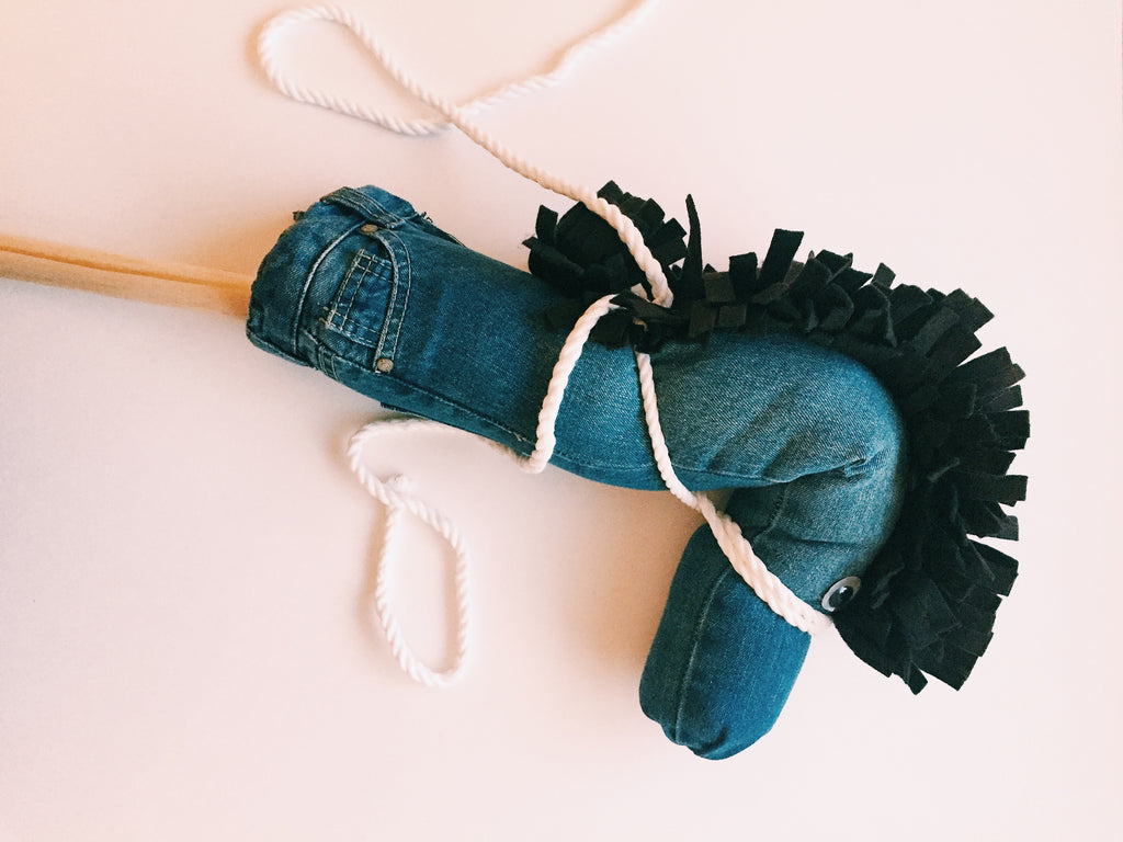 DIY Jean Hobby Horse