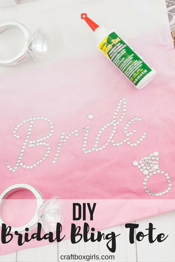 DIY Bridal Bling Tote