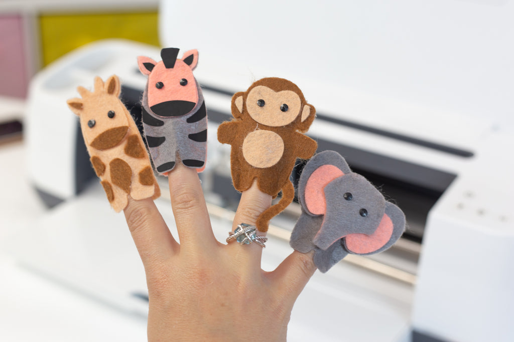 DIY Cricut Felt Finger Puppets