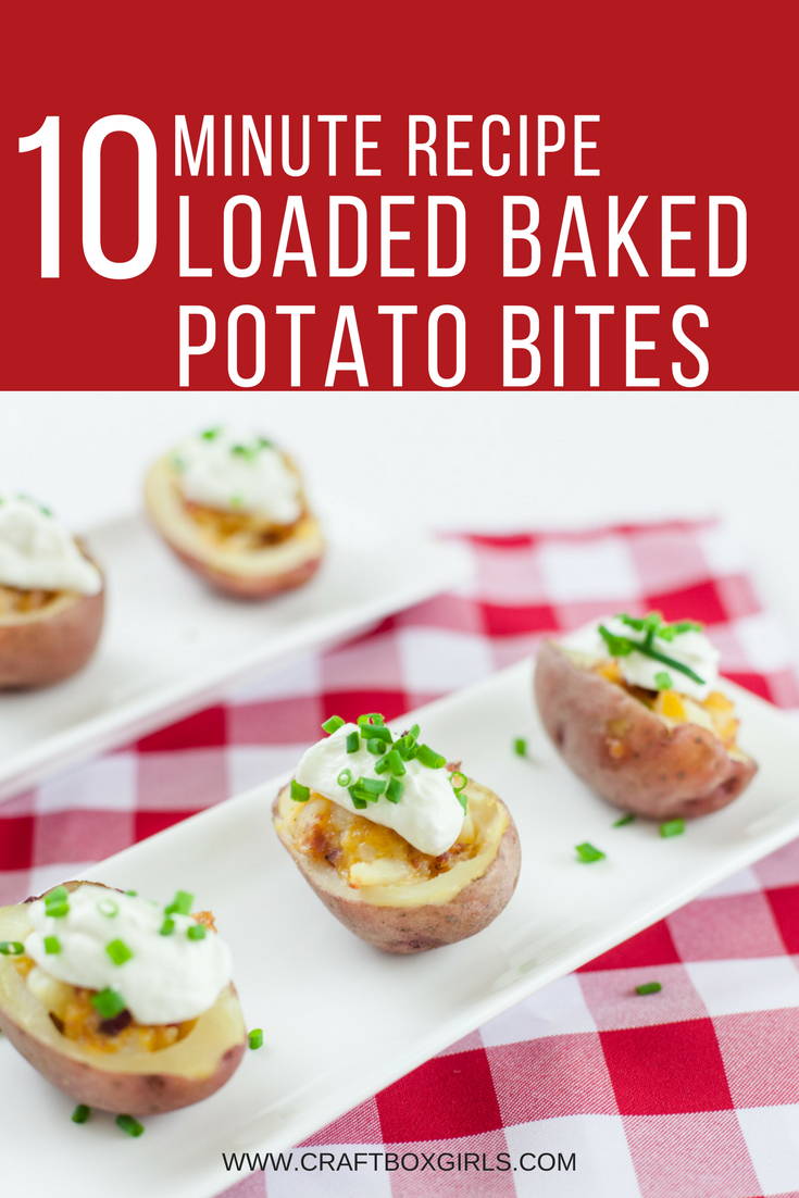 Mini Loaded Potato Bites