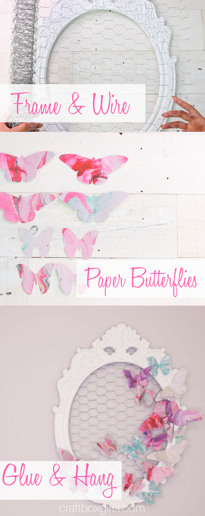 3D Paper Butterfly Wall Art