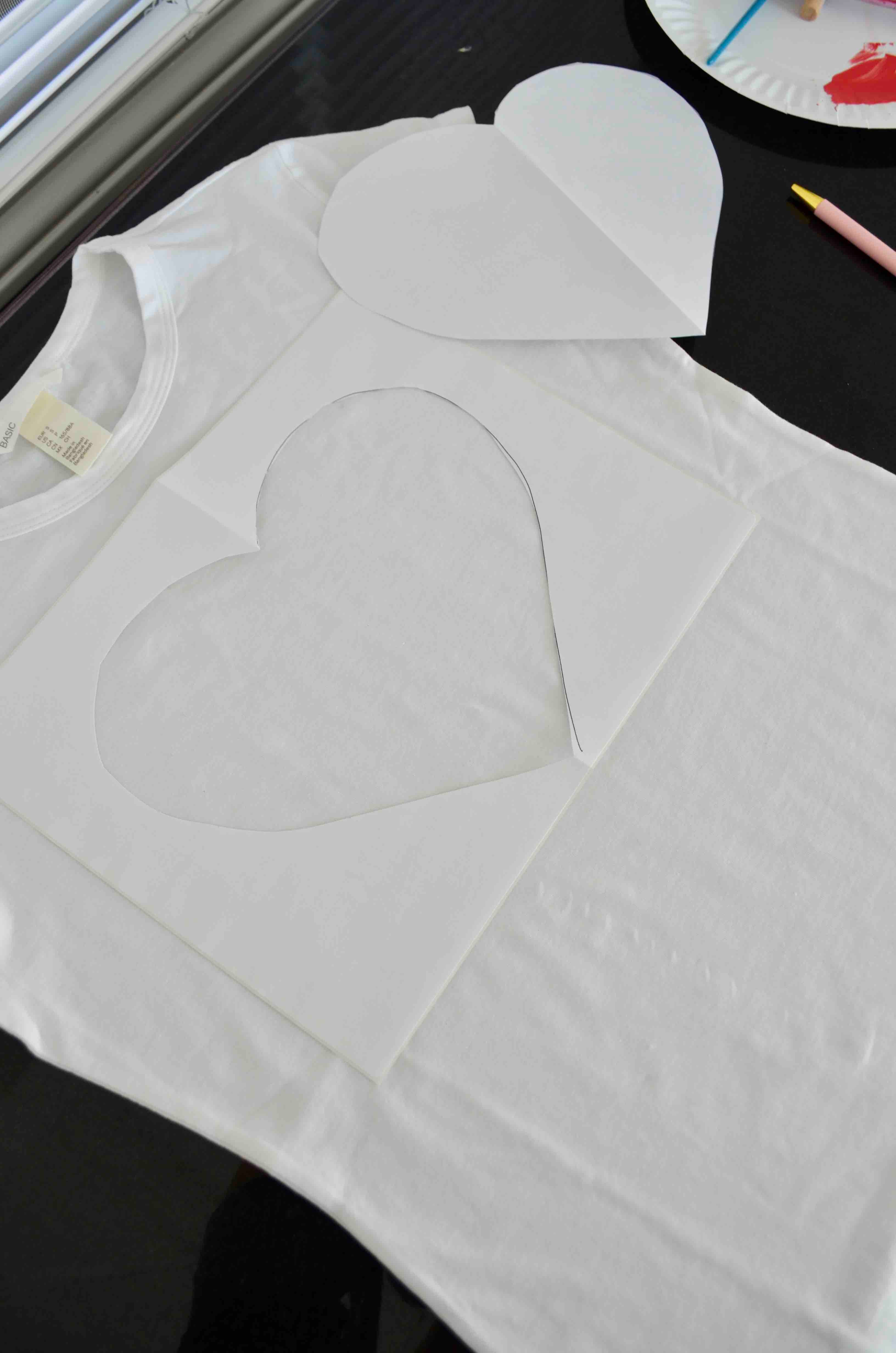 DIY Painted Clothes for Valentine's Day 