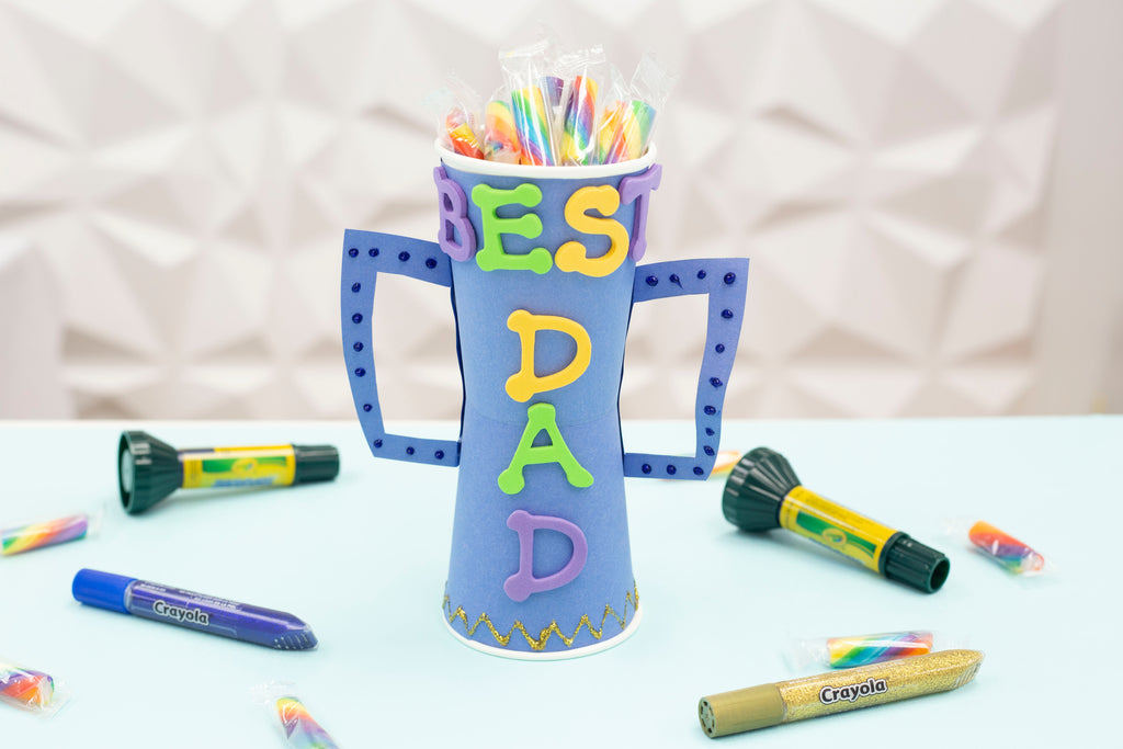 Best Dad Trophy Craft for Father's Day
