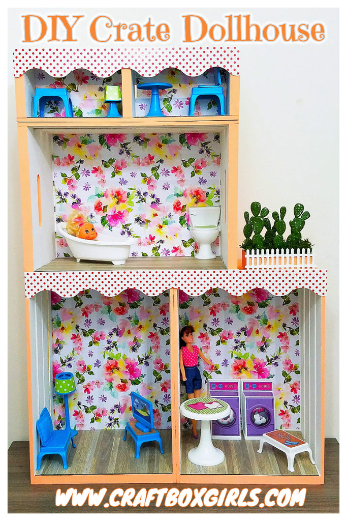 DIY Crate Dollhouse