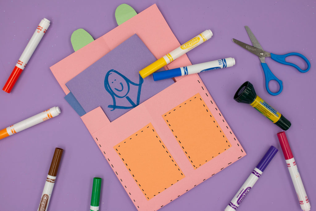 DIY Back to School Paper Backpack Folder