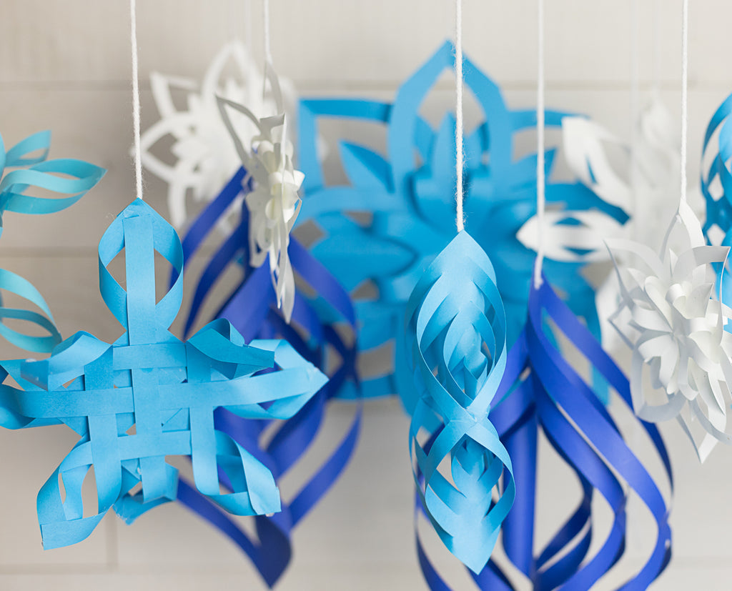 DIY 3D Snowflakes