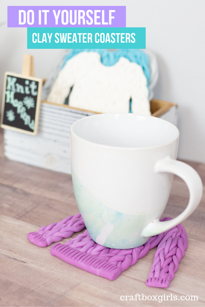 DIY Clay Sweater Coaster