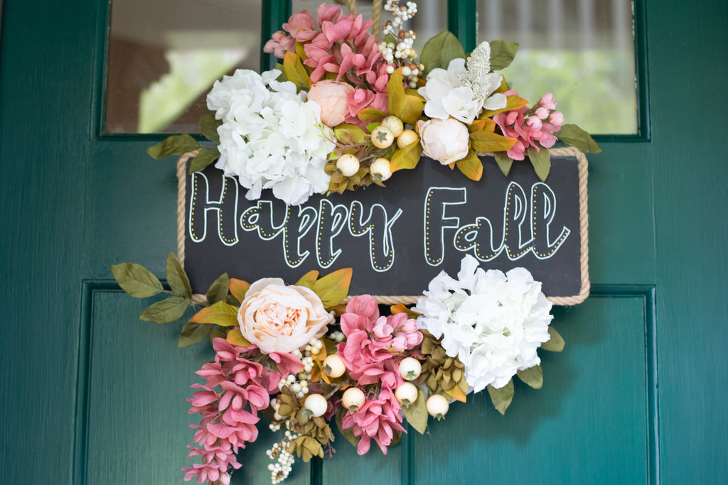 DIY Fall Floral Wreath