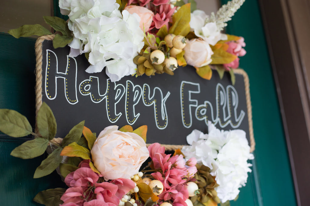 DIY Fall Floral Wreath