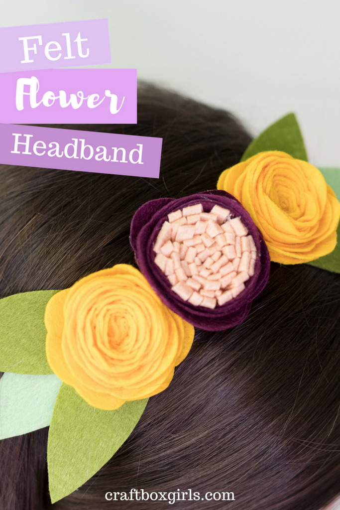 DIY Felt Flower Headband