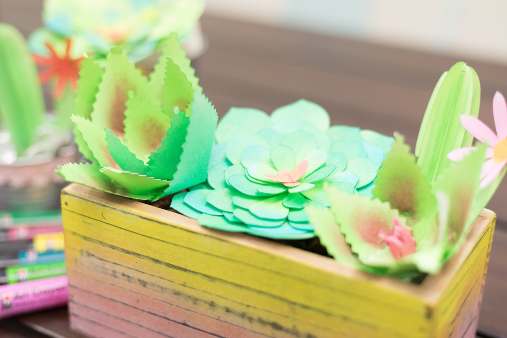 DIY Paper Succulents