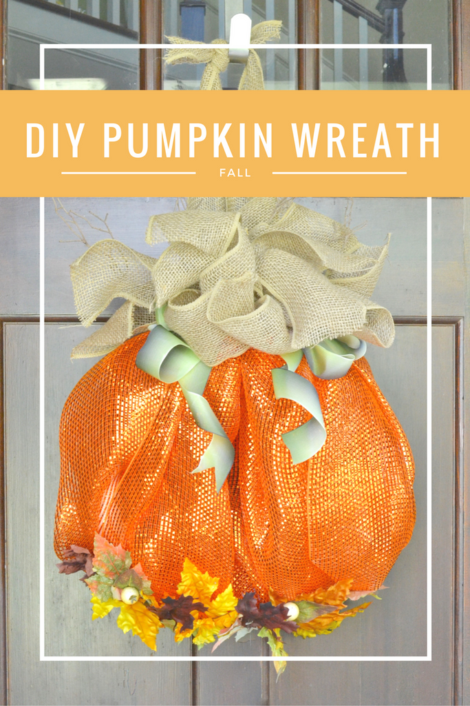 DIY Pumpkin Wreath