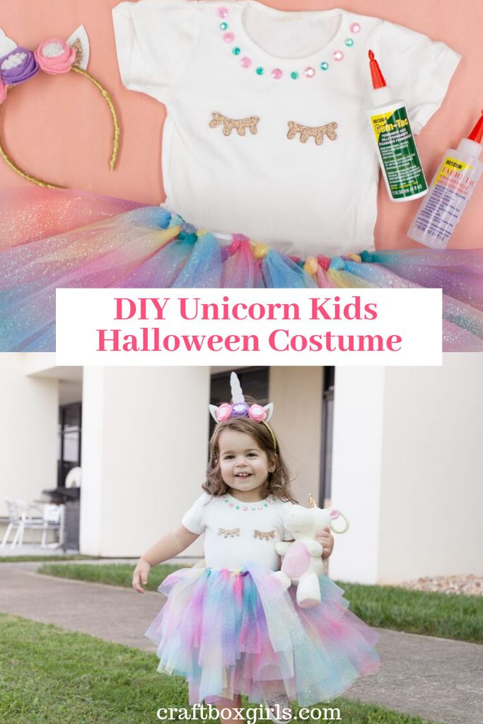DIY Kids Unicorn Halloween Costume
