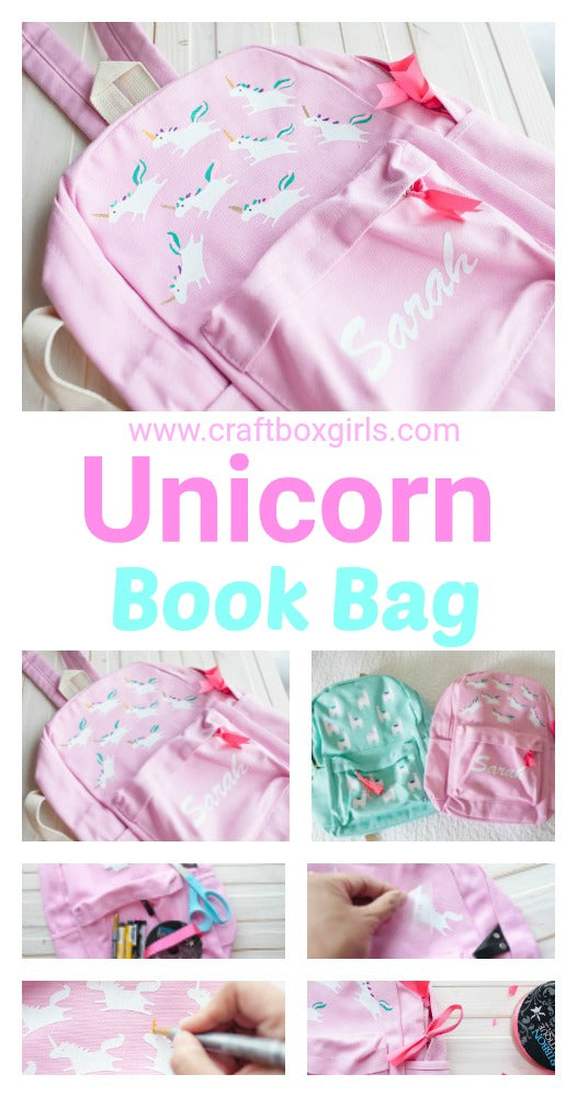 DIY Unicorn Book Bag