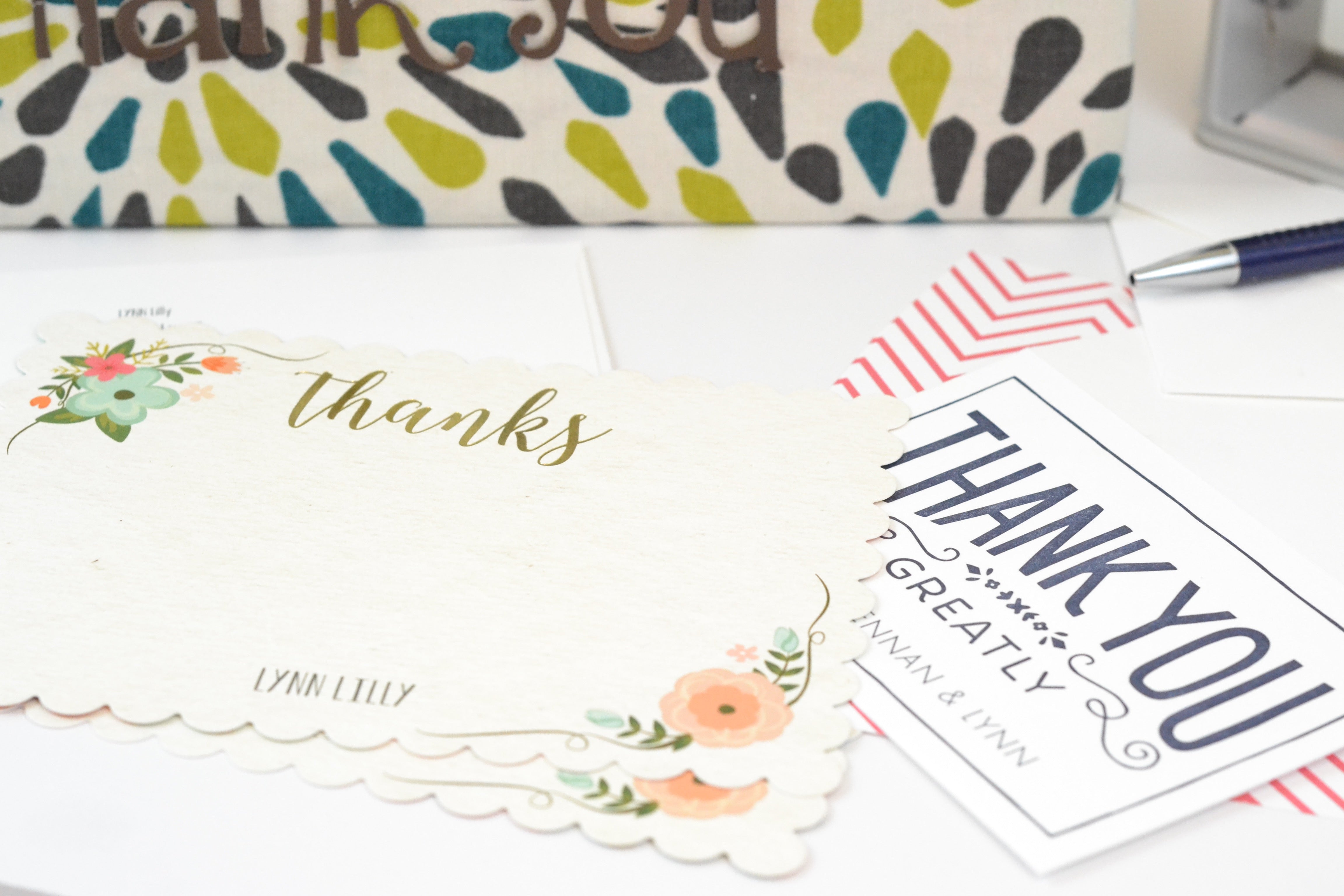 Personalized Thank You Note