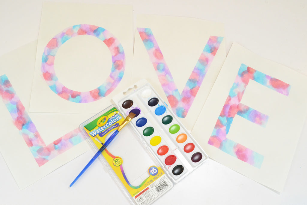 DIY Watercolor Wall Art