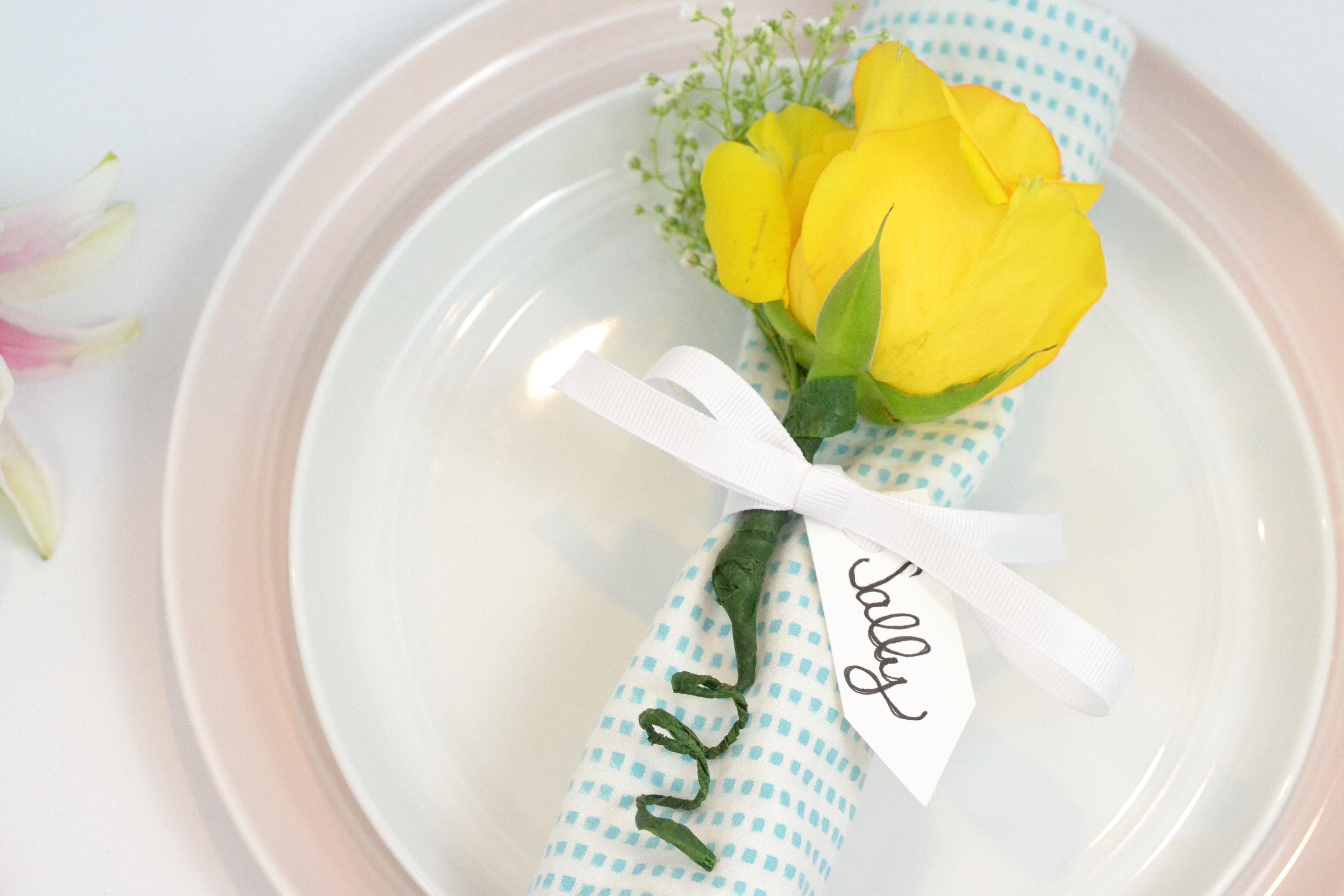 Flower Napkin Rings