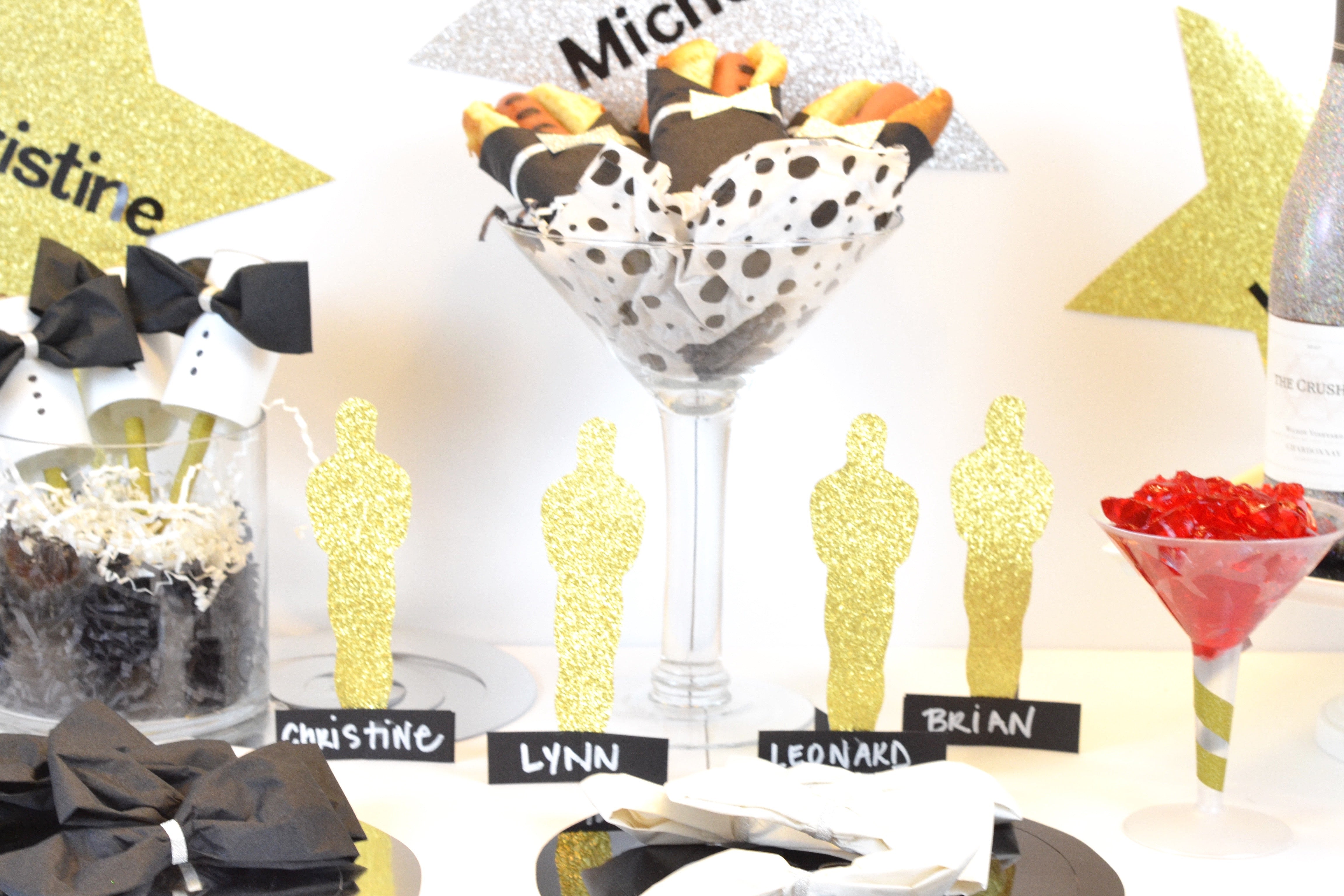 Paper Oscar Statues