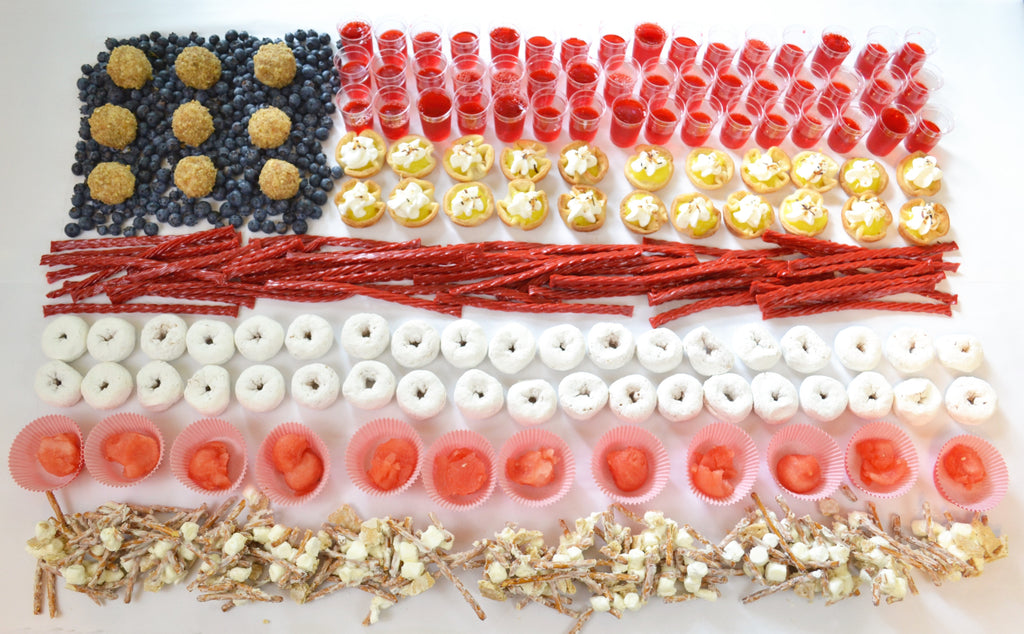 Edible Flag Party Display