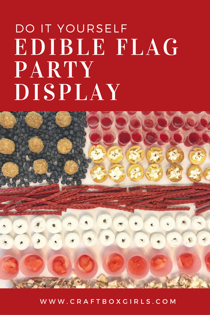 Edible Flag Party Display