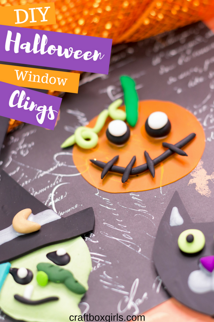 DIY Halloween Window Clings