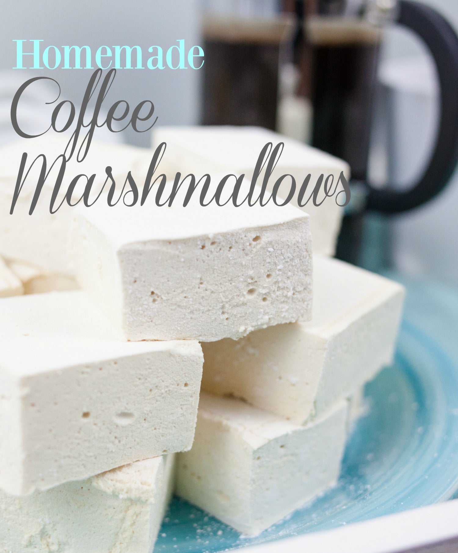 DIY Homemade Coffee Marshmallow Squares