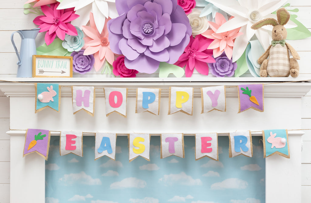 DIY Hoppy Easter Banner