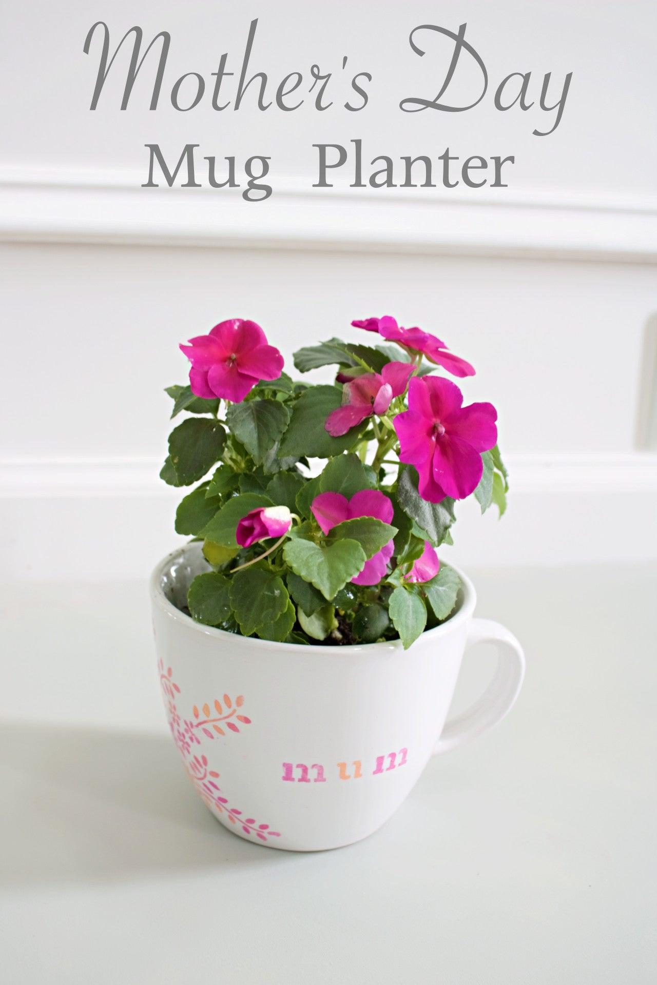 Mother's Day Mug Planter