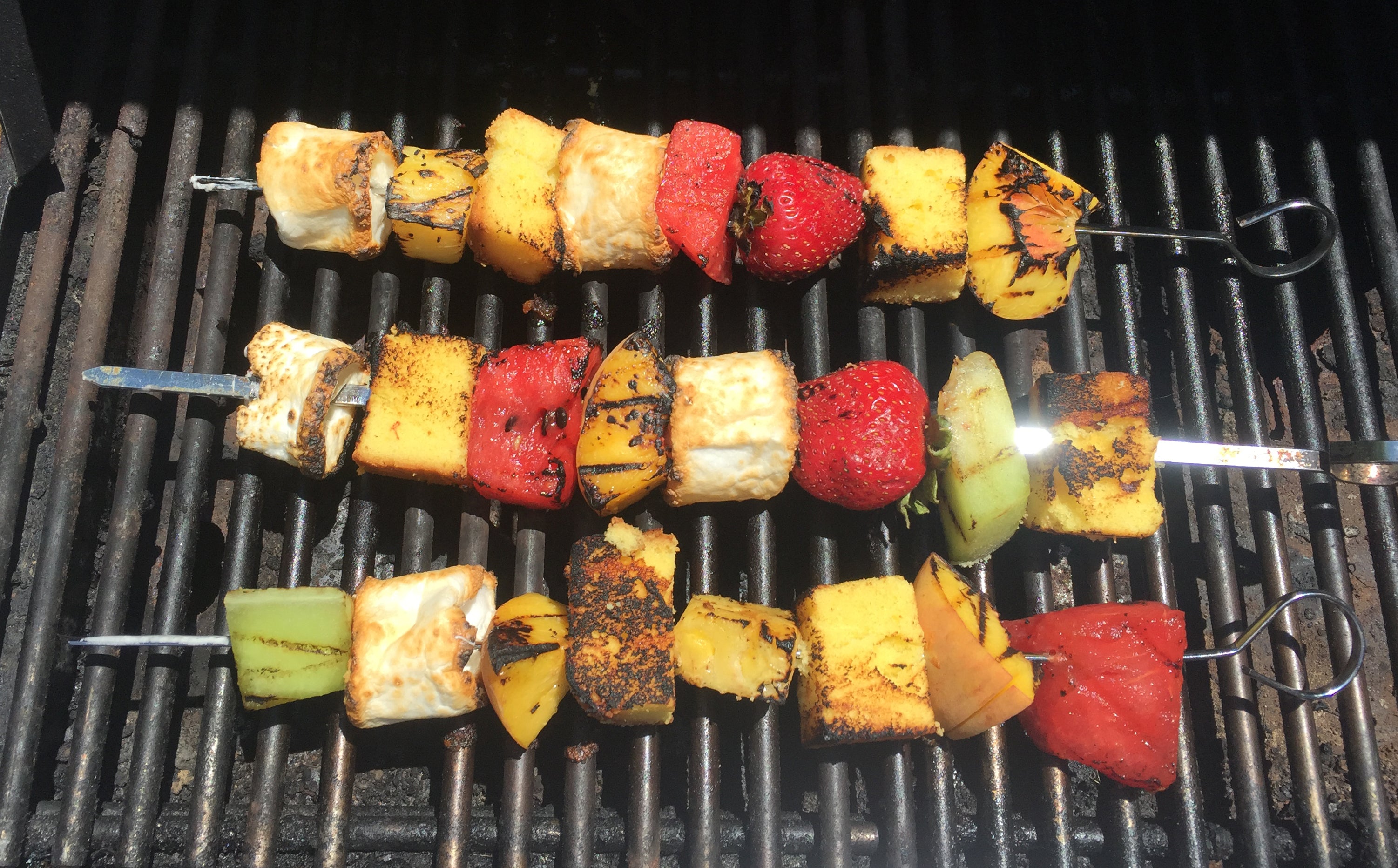 Grilled Fruit Kababs 
