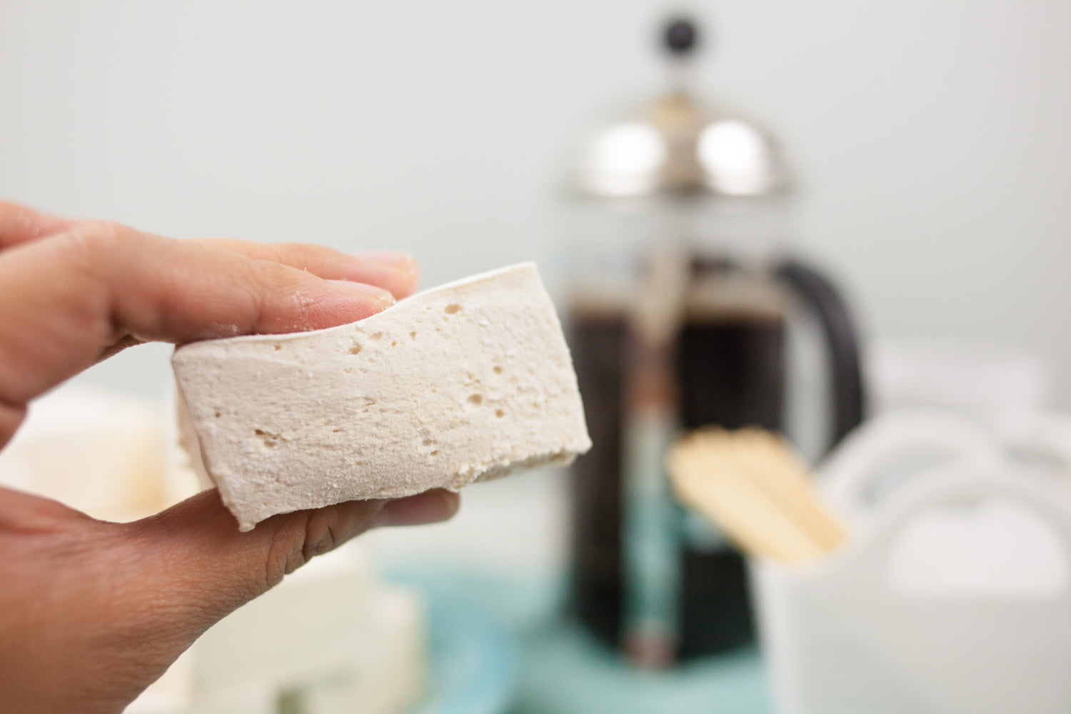 Soft and delicious homemade coffee flavor marshmallows