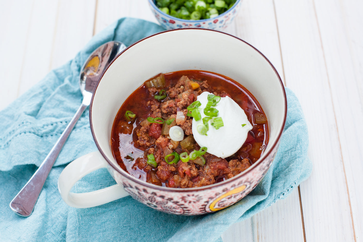 Healthy & Low Carb Turkey Chili recipe