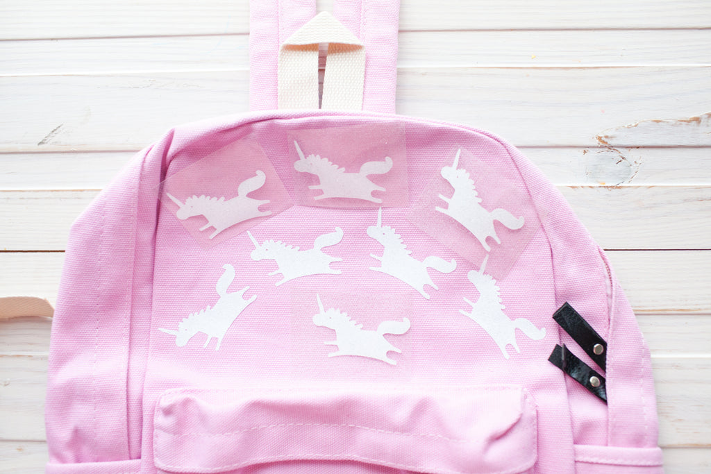 DIY unicorn book bag