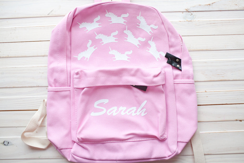 DIY unicorn book bag