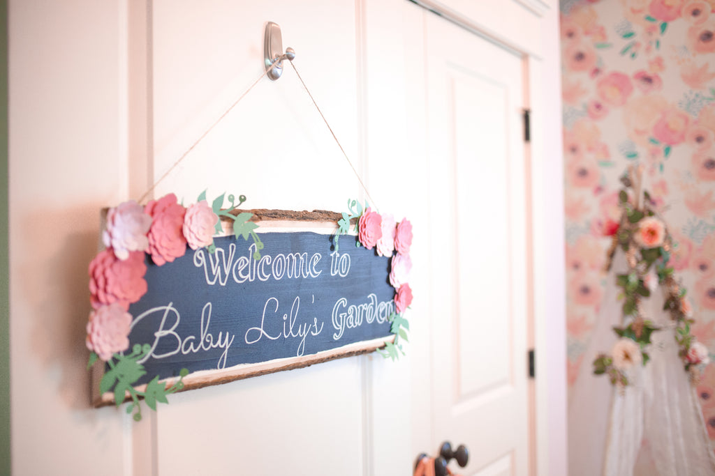 DIY Nursery Sign